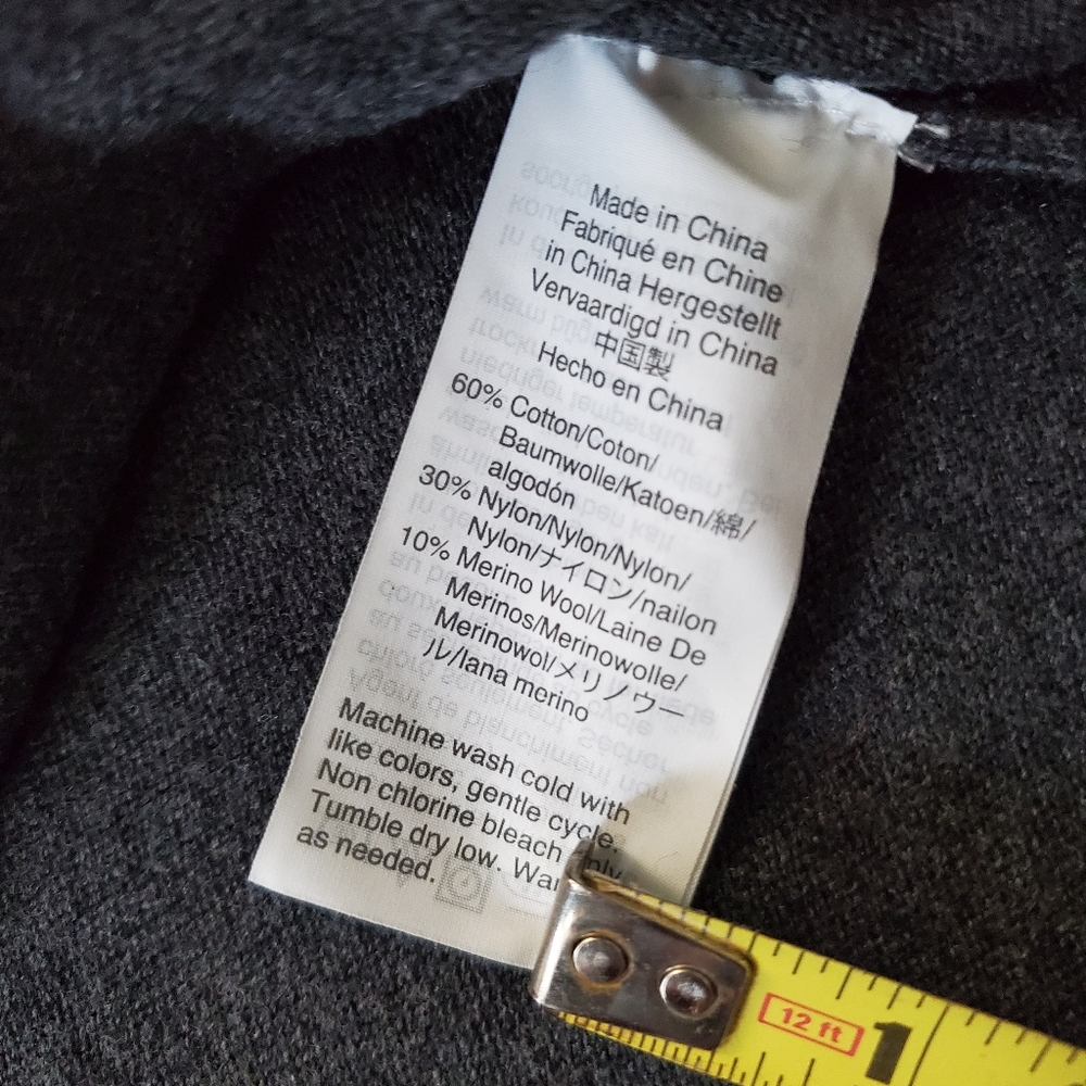 J. CREW MERCANTILE Merino Wool Blend French Bulldog Sweater L - Picture 5 of 8